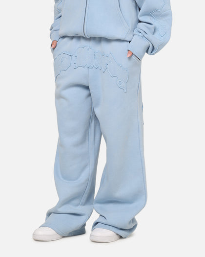 Ed Hardy Fray Track Pants Blue