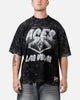 New Era Las Vegas Aces Boxy Essentials T-Shirt Washed Black