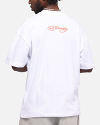 Ed Hardy Lightning T-Shirt White