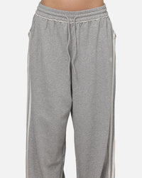 Adidas Women's Graphic Loose Sweat Pants Medium Grey Heather