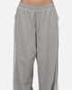 Adidas Women's Graphic Loose Sweat Pants Medium Grey Heather