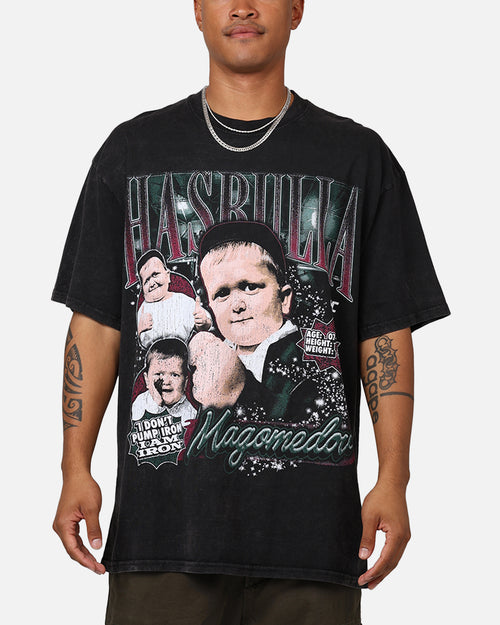 UFC By 73Studio Hasbulla Vintage T-Shirt Black Acidwash