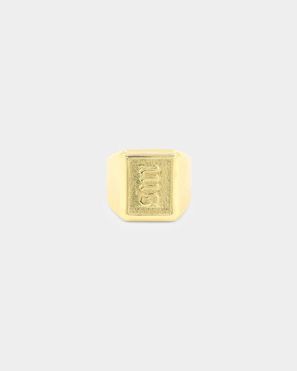 Saint Morta SM Signature Ring Gold