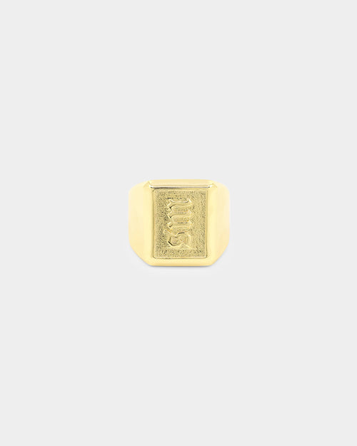 Saint Morta SM Signature Ring Gold