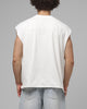 Loiter Legends Never Die Muscle T-Shirt White