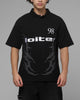 Loiter Cyber Polo T-Shirt Black