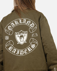 Mitchell & Ness Las Vegas Raiders Workwear Jacket Military