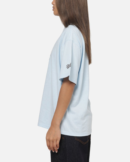 Majestic Athletic Women's Los Angeles Dodgers Heart Applique Oversized T-Shirt Baby Blue