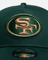 New Era San Francisco 49ers 'New Era x NFL' 9FORTY A-Frame Snapback Dark Green