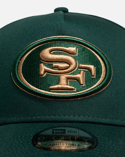 New Era San Francisco 49ers 'New Era x NFL' 9FORTY A-Frame Snapback Dark Green