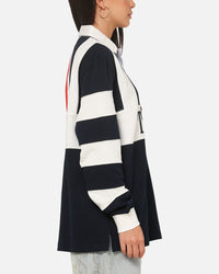 Tommy Jeans Relaxed Archive Rugby Shirt Navy