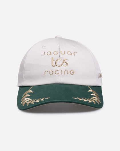 Mitchell & Ness Jaguar TCS Racing 'Vintage' Dad Fit Strapback White/Green