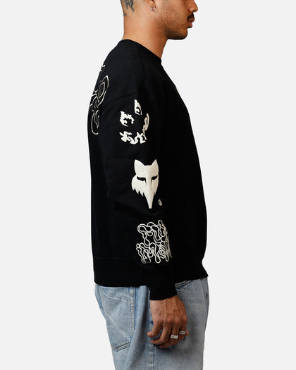 Fox Racing Hello Future Oversized Crewneck Black