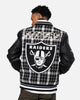 Pro Standard Las Vegas Raiders Pro Prep Plaid Jacket White/Black