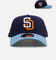 New Era San Diego Padres 'Coral' 9FORTY A-Frame Snapback Navy/Sky