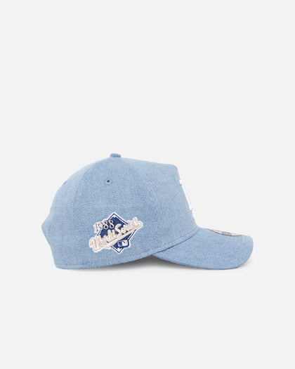 New Era Los Angeles Dodgers 'Denim' 9FORTY A-Frame Snapback Denim/Wheat/White