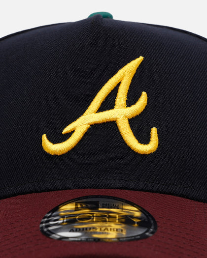 New Era Atlanta Braves 'Retro Outdoor' 9FORTY A-Frame Snapback Navy