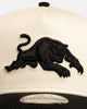 New Era Penrith Panthers 'Chrome Black' 9FORTY A-Frame Snapback White/Black