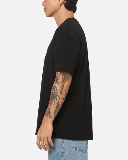 Carre Plaid Oval T-Shirt Solid Black