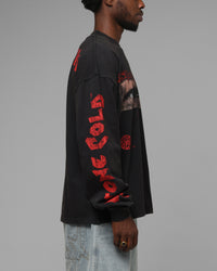 Loiter X WWE Stone Cold Long Sleeve T-Shirt Black
