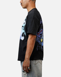 73Studio Disney Kingdom Hearts Space Paranoids Heavyweight T-Shirt Black Acidwash