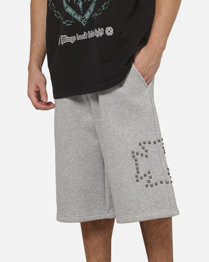 Saint Morta Marked Baggy Sweat Shorts Grey Marle