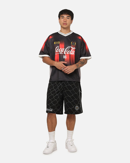 Carre Carre Carré X Coca Cola The Grid Mesh Shorts Black