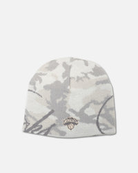 Mitchell & Ness New York Knicks Snow Camo Skull Beanie Snow Camo