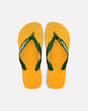 Havaianas Top Brazil Logo Thongs Yellow