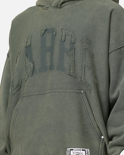 Carre Con-Star Hoodie Rinsed Moss Green
