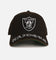 New Era Las Vegas Raiders 'Washed Gothic Visor' 9OFRTY A-Frame Snapback Black