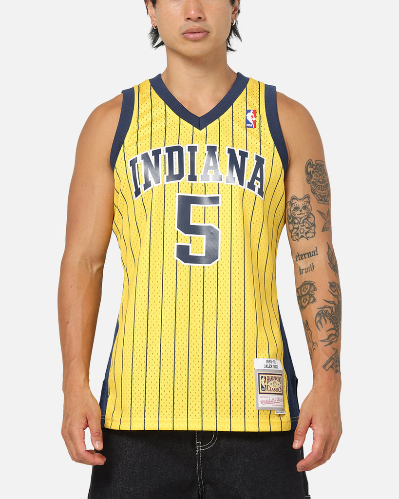 Mitchell & Ness Indiana Pacers Jalen Rose #5 Swingman Road Jersey