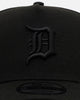 New Era Detroit Tigers 'Easy Black' 9FORTY A-Frame Snapback Black/Black