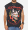 Ed Hardy Distressed Demon Muscle T-Shirt Black