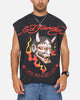 Ed Hardy Distressed Demon Muscle T-Shirt Black