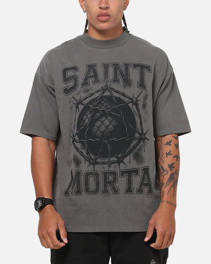 Saint Morta Blood Sport T-Shirt Washed Charcoal