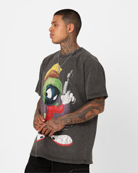 73Studio X Warner Bros. Marvin The Martian Vintage Heavyweight T-Shirt Black Wash