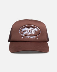 Carré Academy Trucker Snapback Brown
