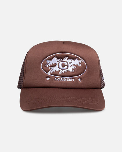 Carré Academy Trucker Snapback Brown
