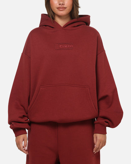 Carre Archive Hoodie Burgundy