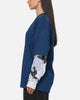 Carre Static Layered Long Sleeve T-Shirt Blue