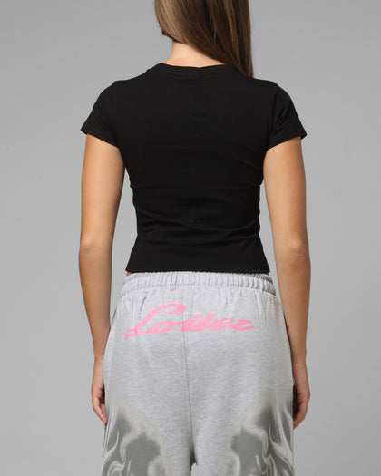 Loiter Women's Global Baby T-Shirt Black