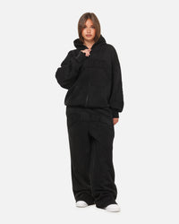 Ed Hardy Fray Zip Hoodie Black