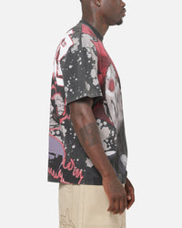 73Studio X Street Fighter Akuma All Over Print T-Shirt Black