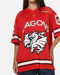Bleacher Athletic St. George Illawarra Dragons NRL Vegas Round 2026 Jersey Red