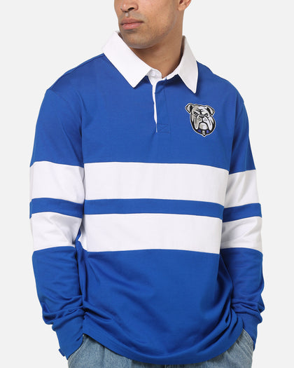 Bleacher Athletic Canterbury-Bankstown Bulldogs NRL Legacy Rugby Polo Shirt Blue
