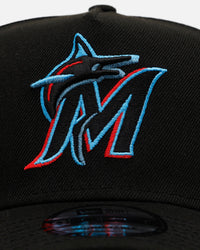 New Era Miami Marlins 'On Field' 9FORTY A-Frame Snapback Official Team Color