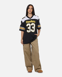 Majestic Athletic Pittsburgh Steelers Glenver Mesh Oversized T-Shirt Black