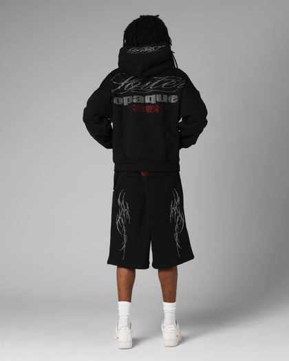 Loiter Opaque Rhinestone Premium Hoodie Black