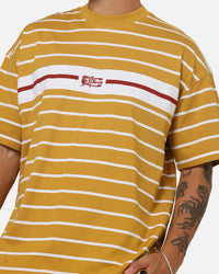 Carre Lineup T-Shirt Mustard Stripe